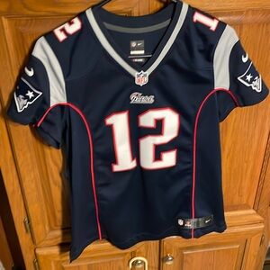 Tom Brady kids size large nfl jersey
